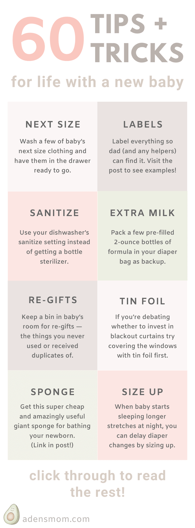60 tips tricks new baby mom hacks first time parents