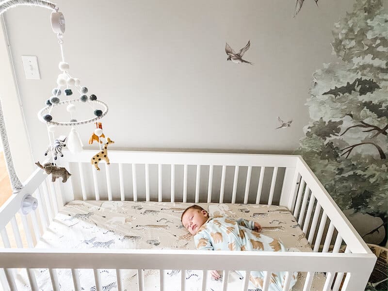 The ABC's of Safe Sleep baby alone back crib